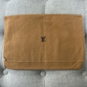 Louis Vuitton Flap Style Dust Bag - Authentic – Small Size 12.5" x 9”
